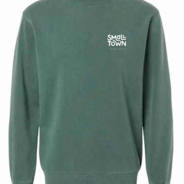 Small Town Play Café Embroidered Sweatshirt